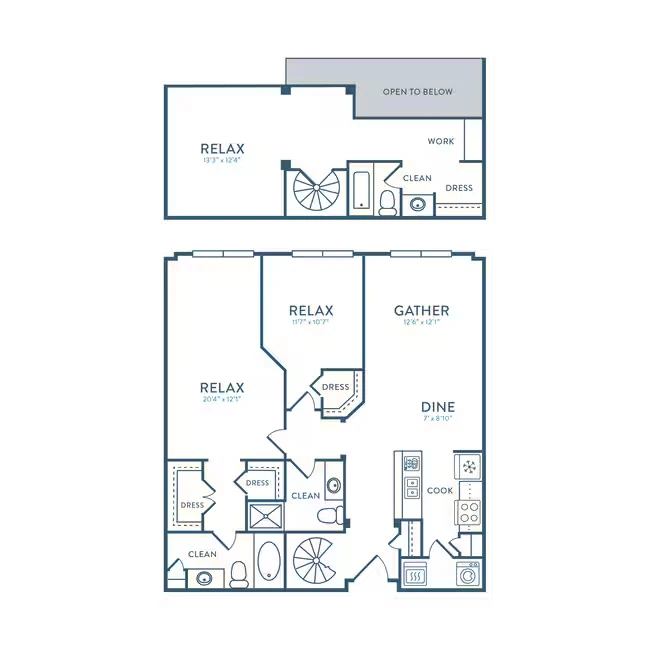 C2LR 418 floor plan